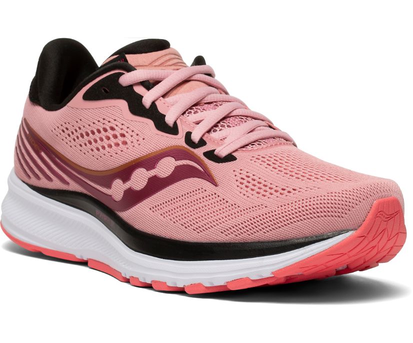 Women's Saucony Ride 14 Running Shoes Rose | Singapore 197GSOL